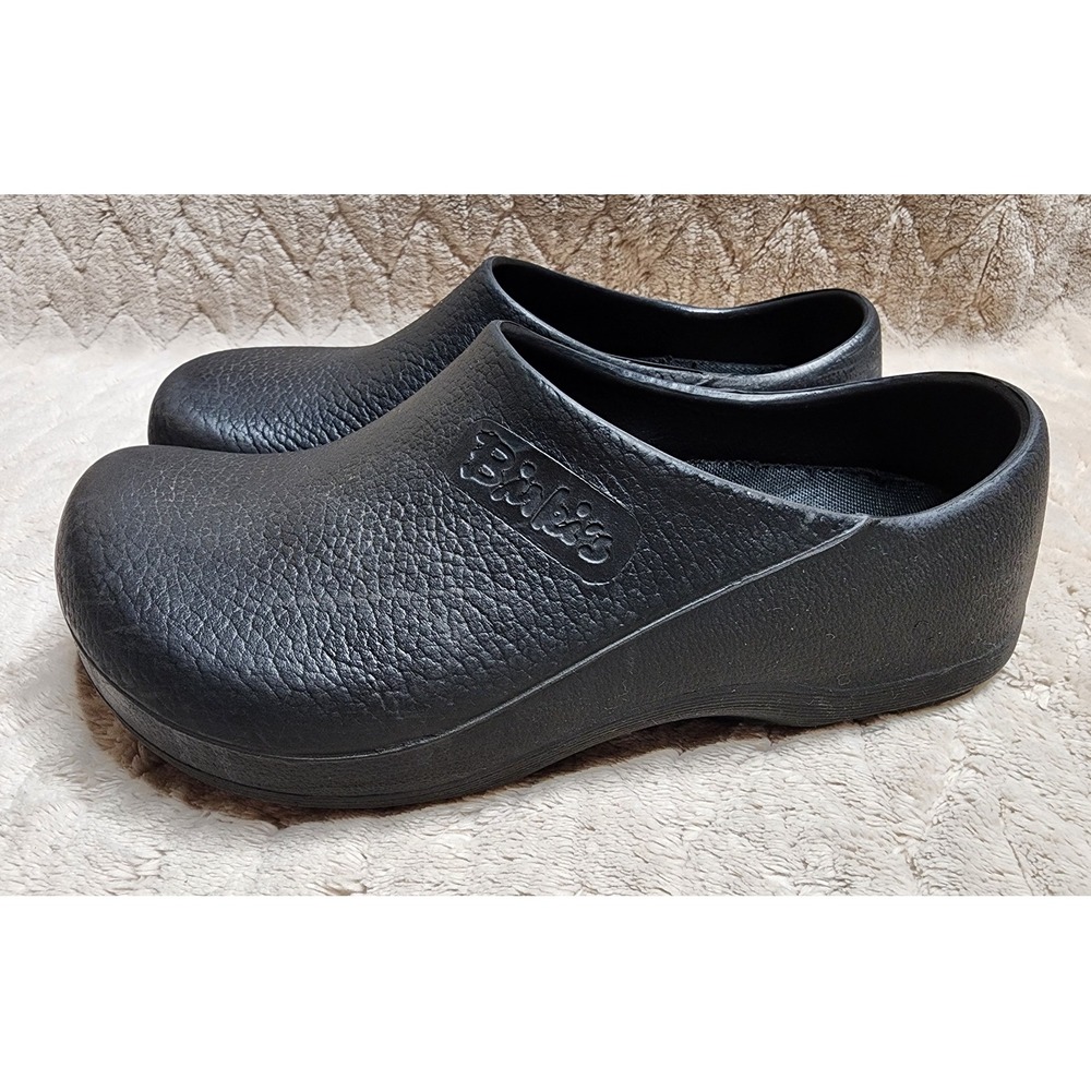 Birkenstock Birki's Super Birki Black Clogs Professional Work Shoes Size 39